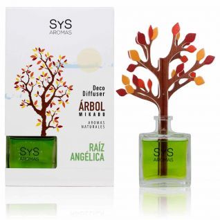 Ambientador Difusor ÁRBOL Raíz Angélica sys 90 ml